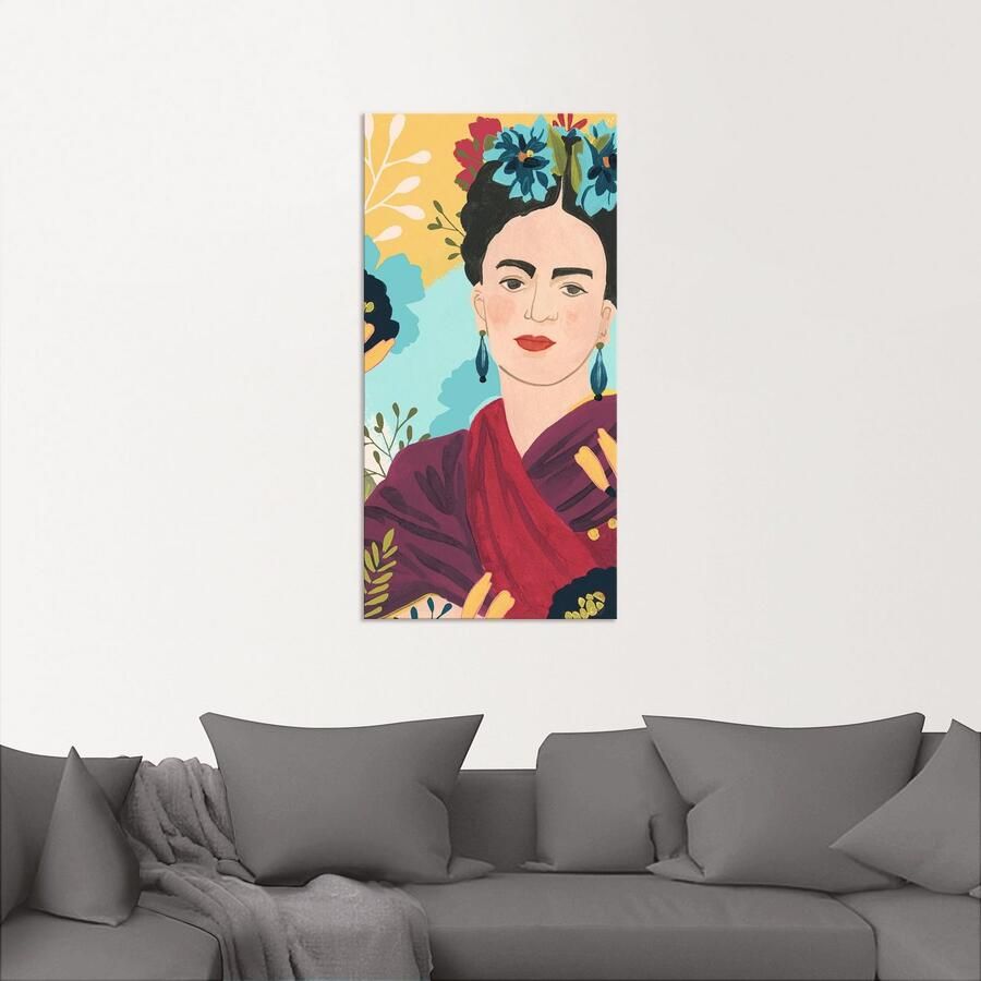 Artland Aluminium dibond print Frida's tuin collectie B geschikt voor binnen en buiten buitenafbeelding - Foto 3