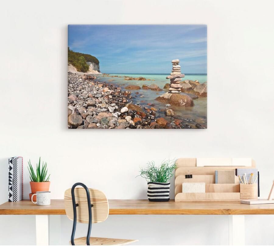 Artland Artprint Aan de Oostzeekust op Rügen als artprint op linnen poster muursticker in verschillende maten - Foto 4