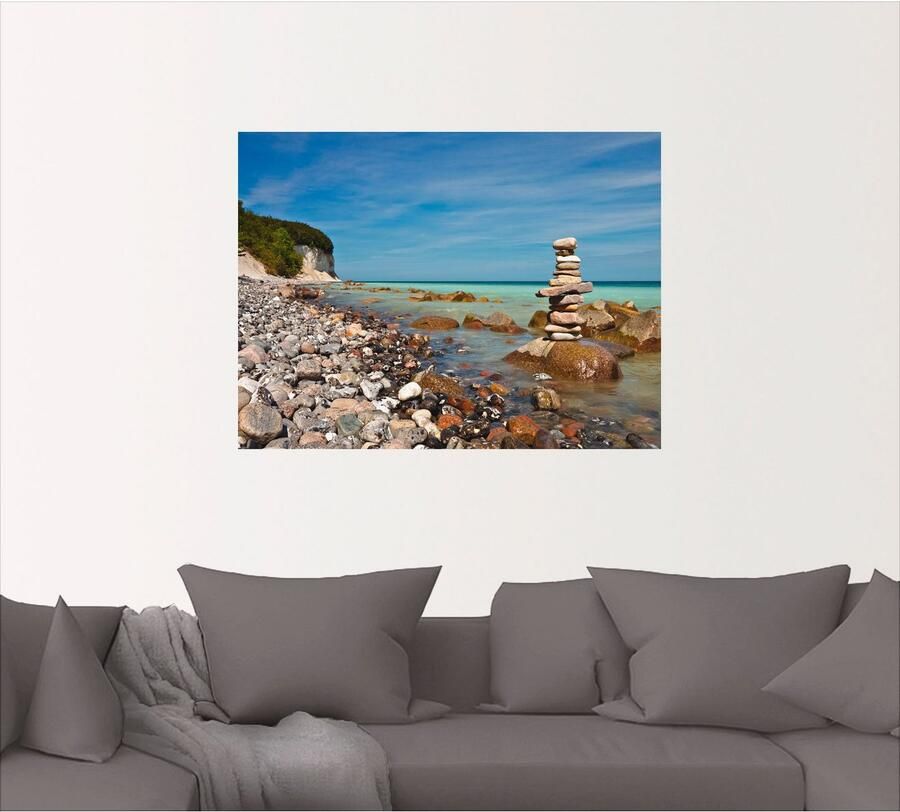 Artland Artprint Aan de Oostzeekust op Rügen als artprint op linnen poster muursticker in verschillende maten - Foto 5