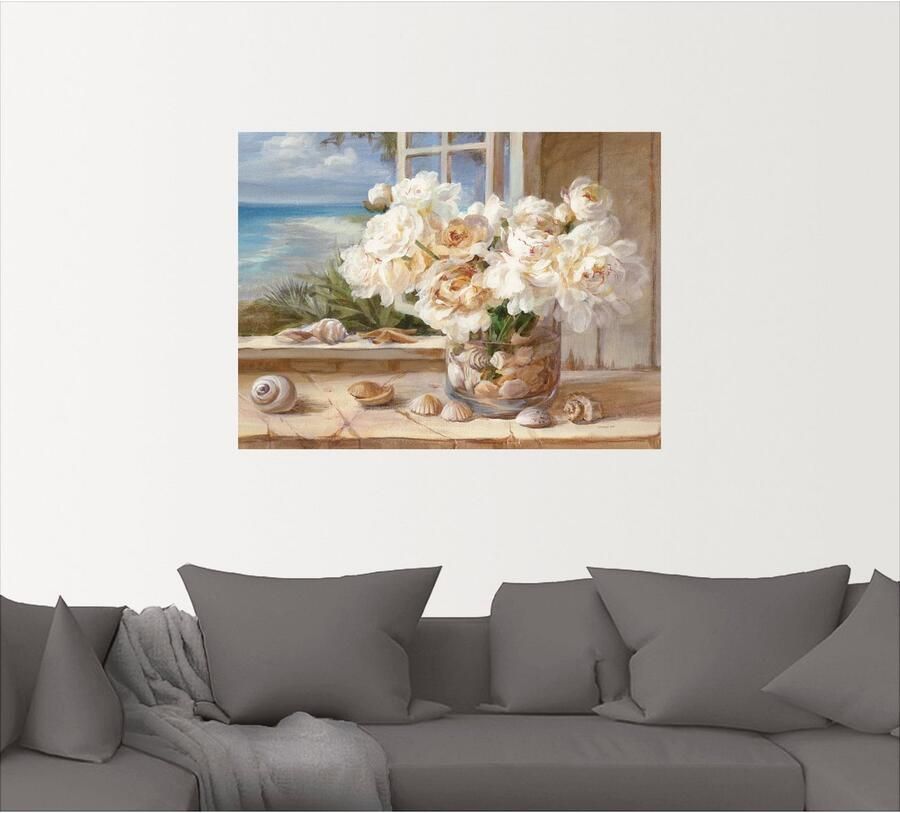 Artland Artprint Aan het meer als artprint op linnen poster muursticker in verschillende maten - Foto 4