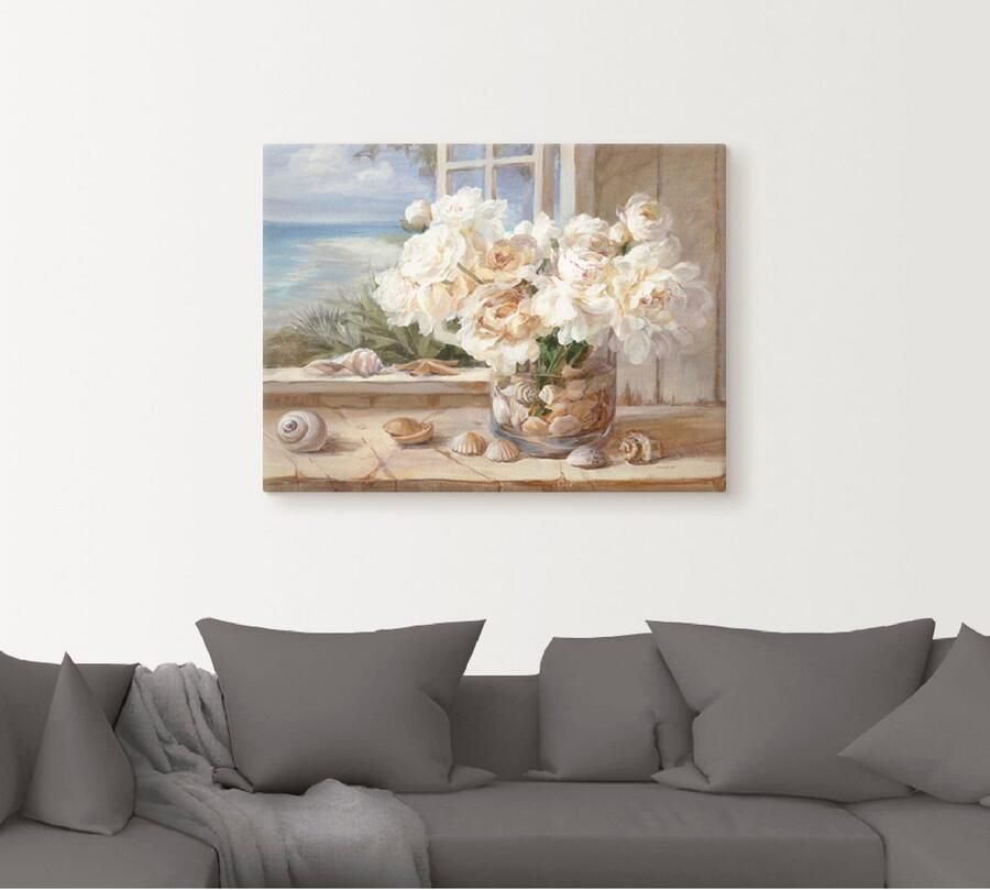 Artland Artprint Aan het meer als artprint op linnen poster muursticker in verschillende maten - Foto 5