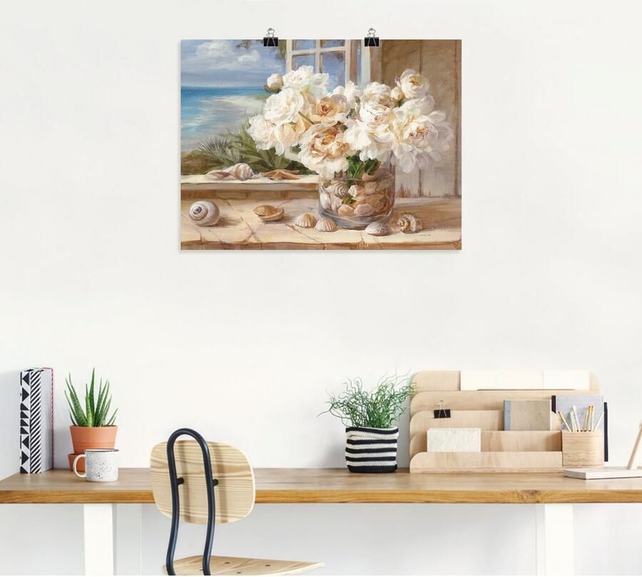 Artland Artprint Aan het meer als artprint op linnen poster muursticker in verschillende maten - Foto 4