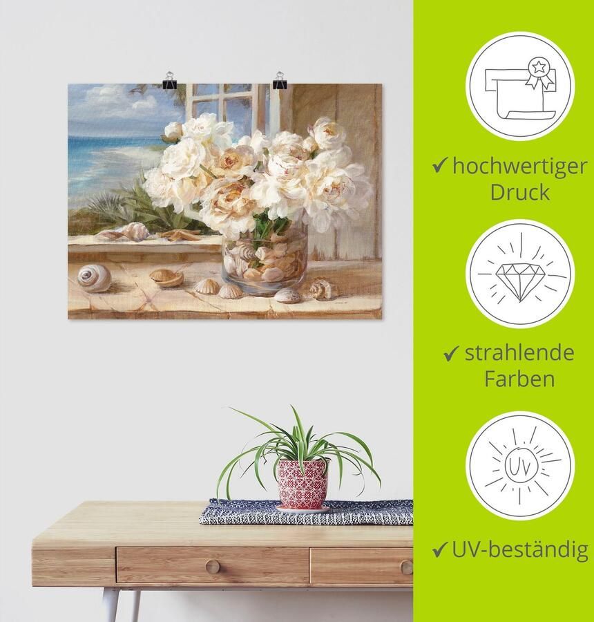 Artland Artprint Aan het meer als artprint op linnen poster muursticker in verschillende maten - Foto 3