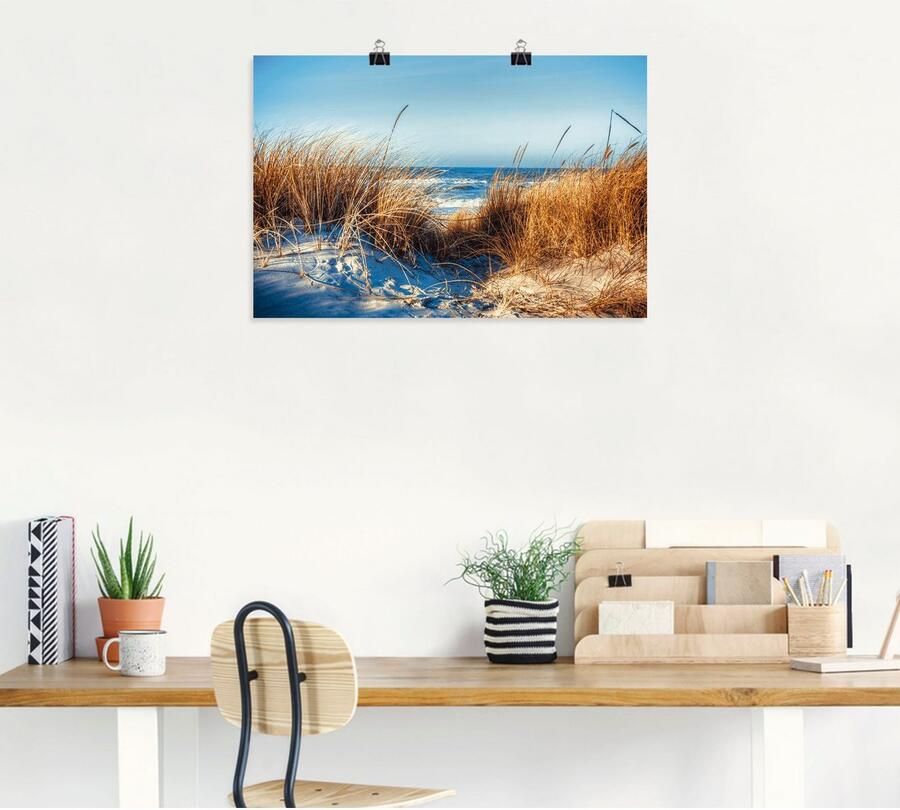 Artland Artprint Aan het strand als artprint op linnen poster in verschillende formaten maten - Foto 4