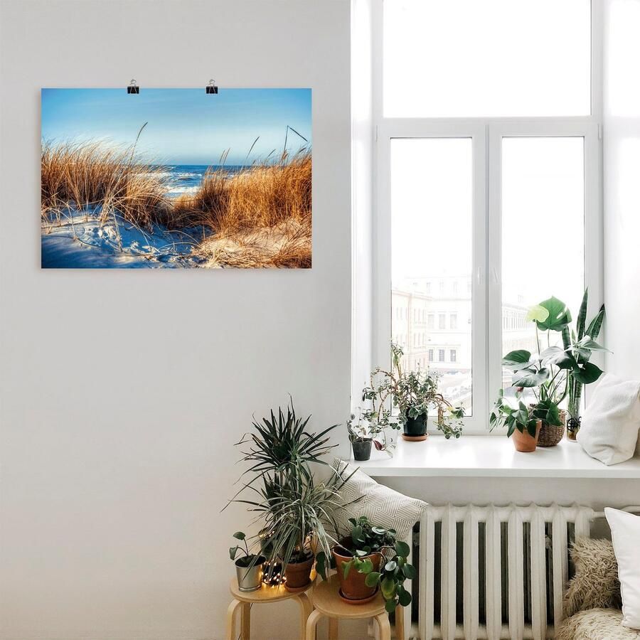 Artland Artprint Aan het strand als artprint op linnen poster in verschillende formaten maten