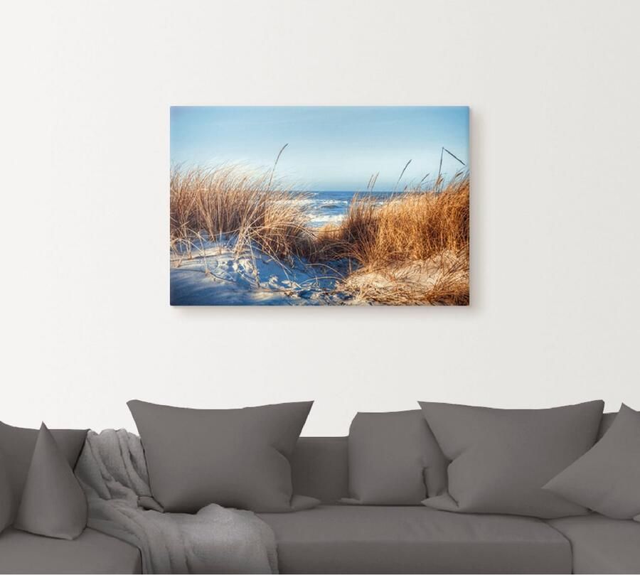 Artland Artprint Aan het strand als artprint op linnen poster in verschillende formaten maten - Foto 4