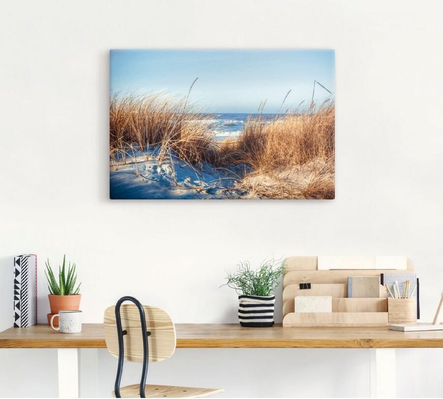 Artland Artprint Aan het strand als artprint op linnen poster in verschillende formaten maten - Foto 3