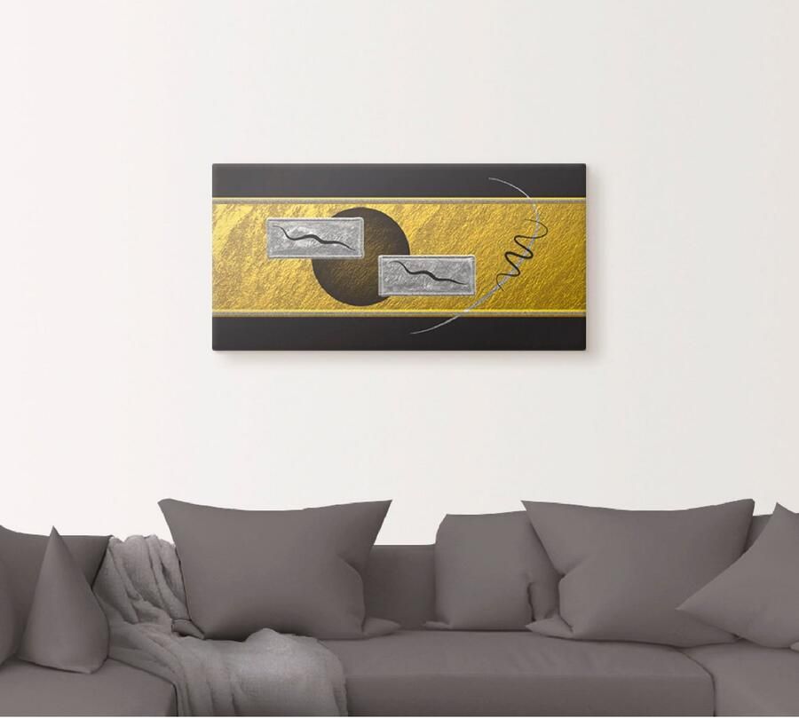 Artland Artprint Abstract III als artprint op linnen muursticker in verschillende maten - Foto 4