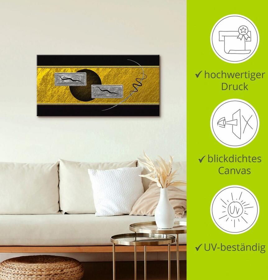 Artland Artprint Abstract III als artprint op linnen muursticker in verschillende maten - Foto 2