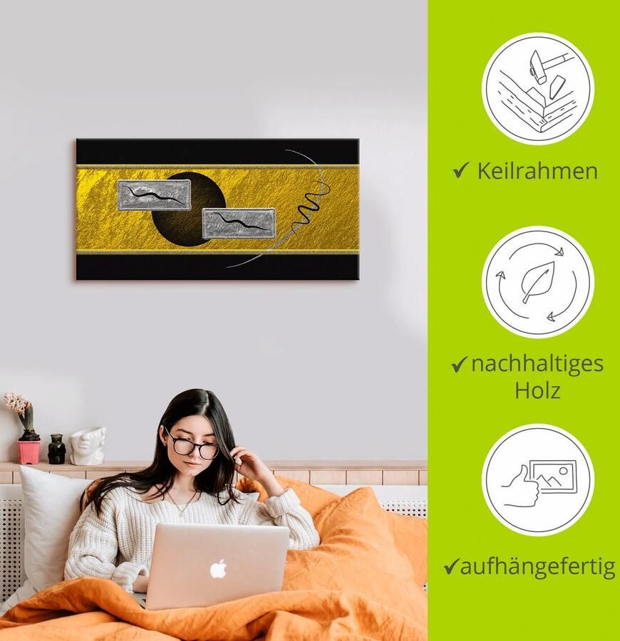 Artland Artprint Abstract III als artprint op linnen muursticker in verschillende maten