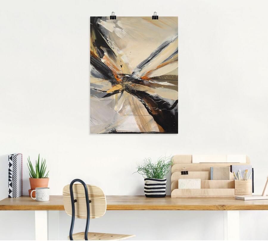 Artland Artprint Abstract III als artprint op linnen poster in verschillende formaten maten - Foto 4