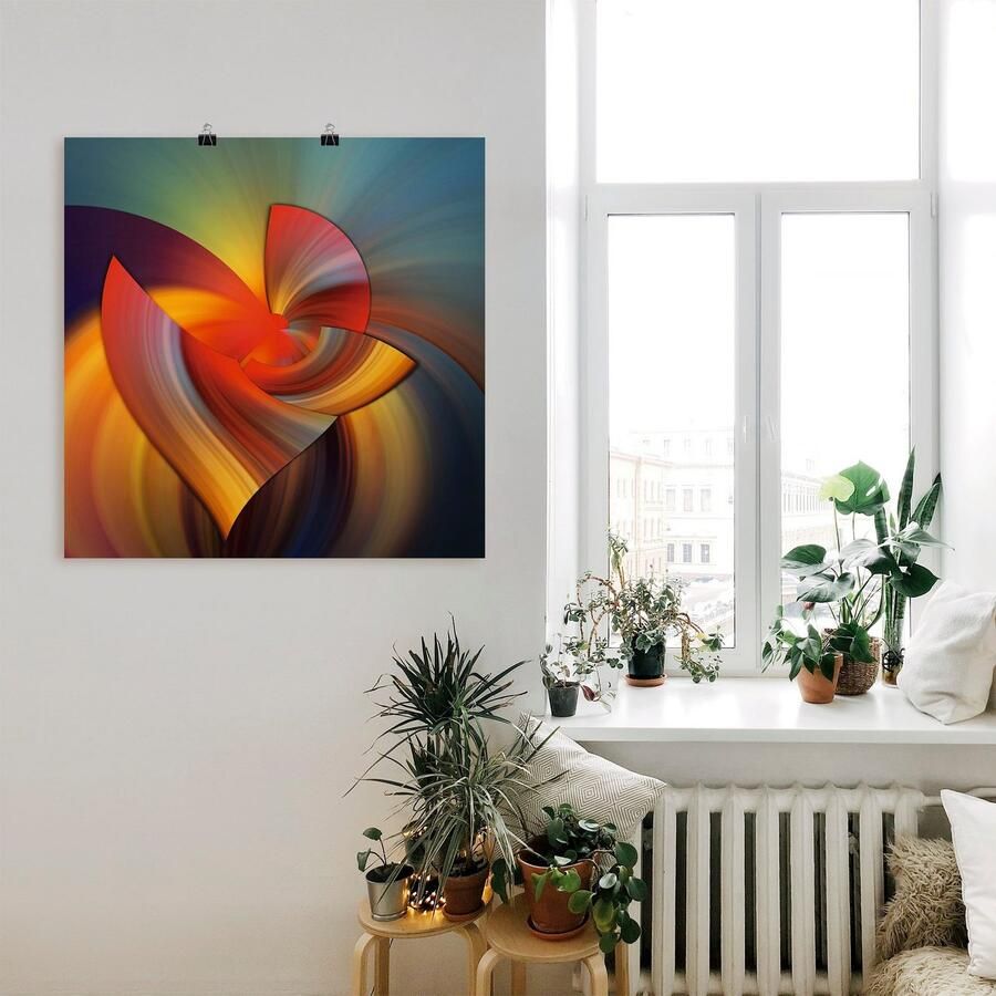 Artland Artprint Abstract in multicolour als artprint op linnen poster muursticker in verschillende maten