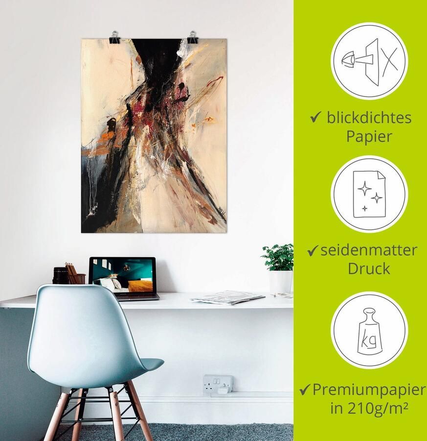 Artland Artprint Abstract VII als artprint op linnen poster in verschillende formaten maten - Foto 2