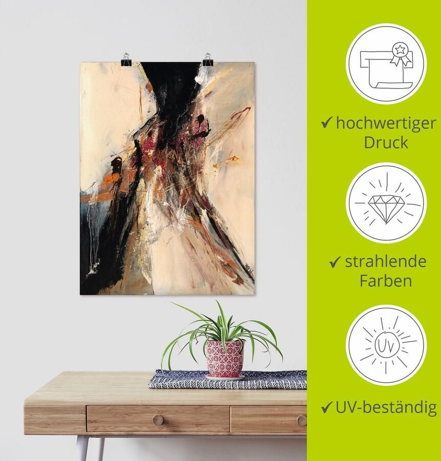 Artland Artprint Abstract VII als artprint op linnen poster in verschillende formaten maten - Foto 3