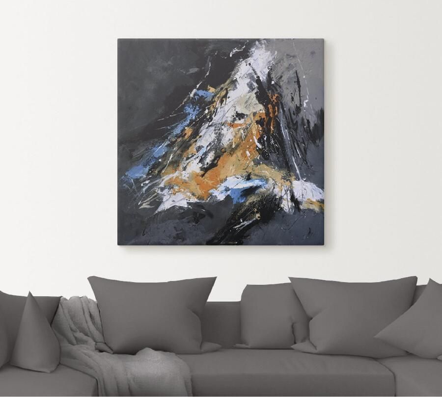 Artland Artprint Abstract X als artprint op linnen poster in verschillende formaten maten - Foto 4