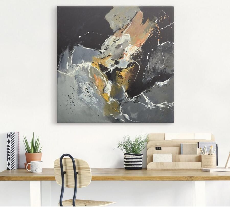 Artland Artprint Abstract XV als artprint op linnen in verschillende maten - Foto 5