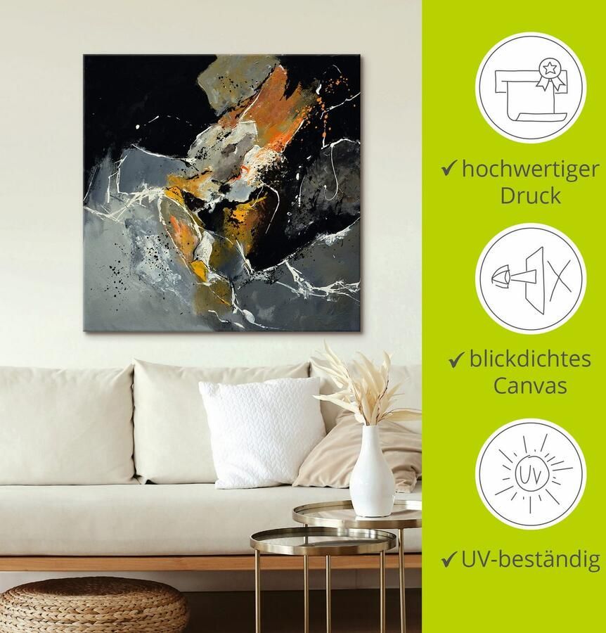 Artland Artprint Abstract XV als artprint op linnen in verschillende maten - Foto 3