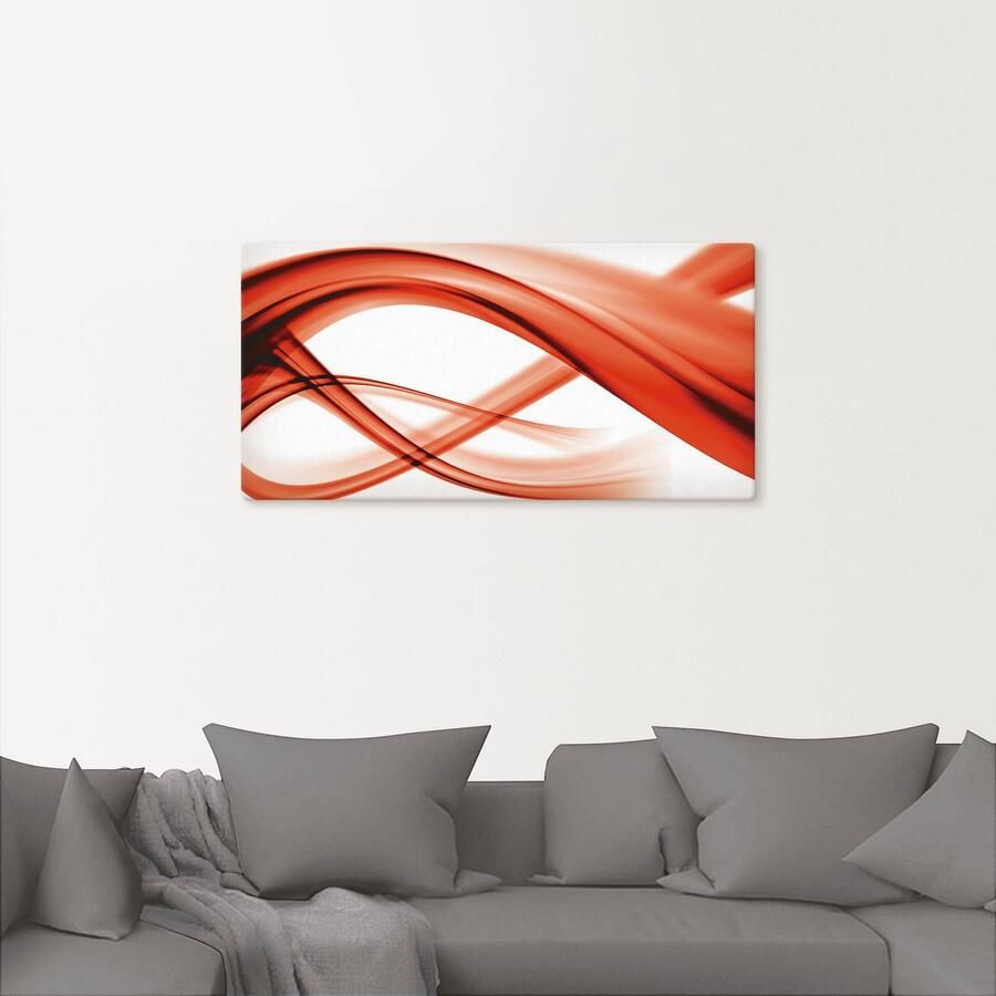 Artland Artprint Abstracte compositie als artprint op linnen poster in verschillende formaten maten