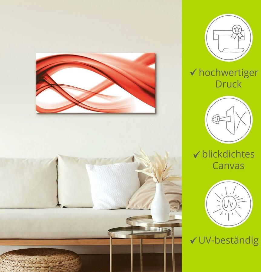 Artland Artprint Abstracte compositie als artprint op linnen poster in verschillende formaten maten - Foto 3