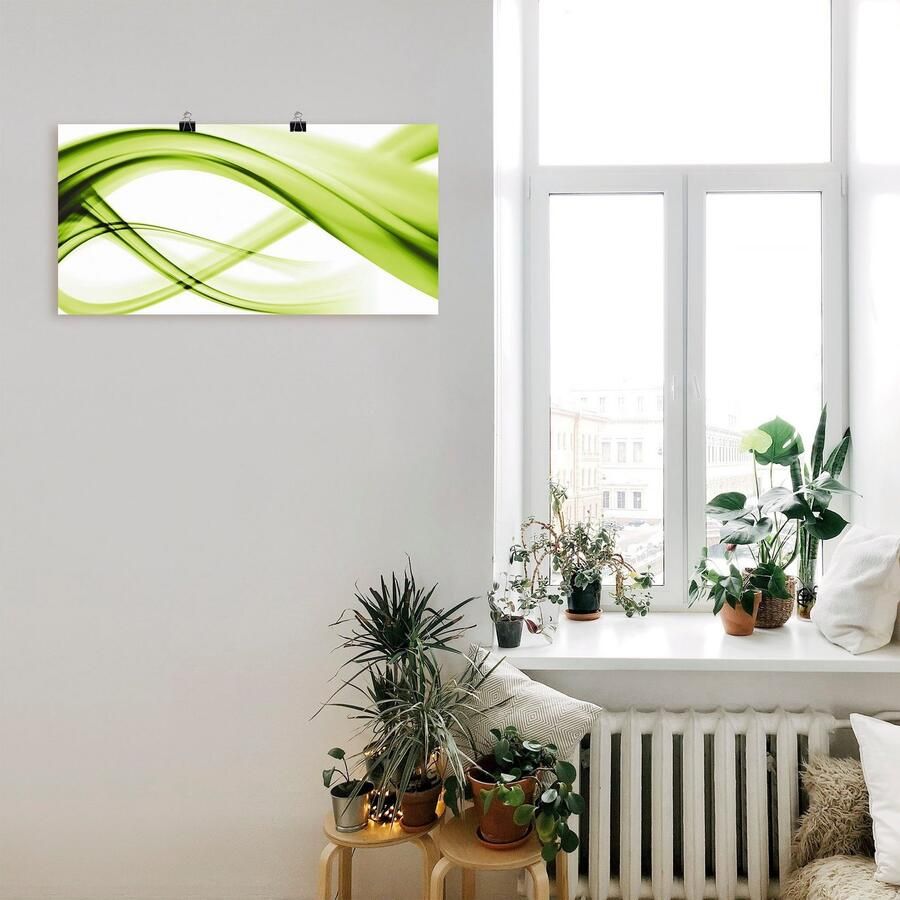 Artland Artprint Abstracte compositie als artprint op linnen poster in verschillende formaten maten