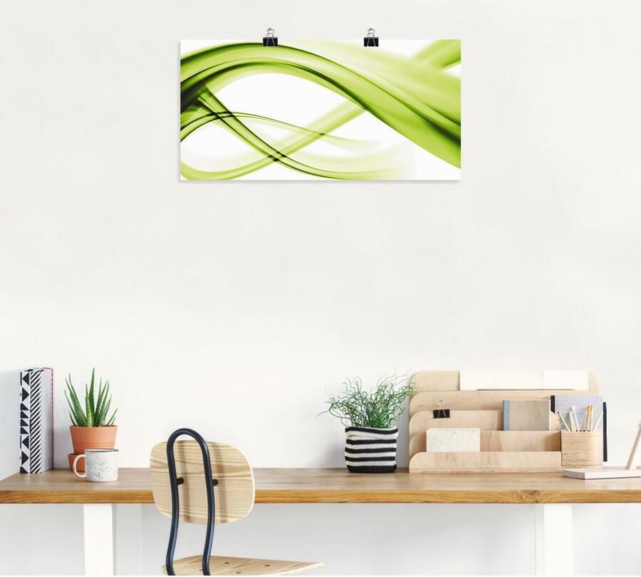 Artland Artprint Abstracte compositie als artprint op linnen poster in verschillende formaten maten - Foto 4