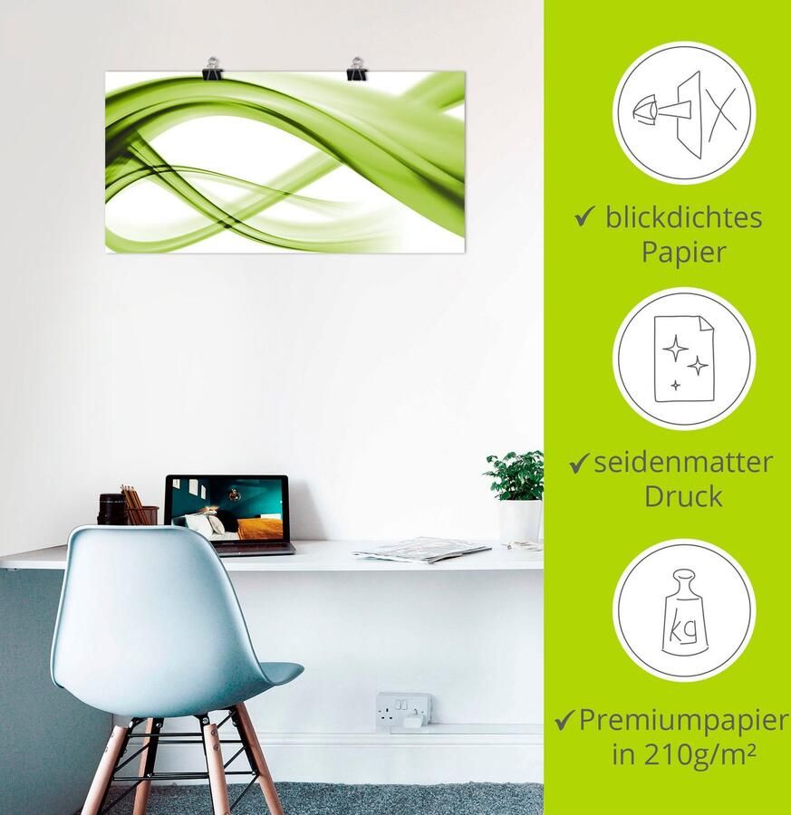 Artland Artprint Abstracte compositie als artprint op linnen poster in verschillende formaten maten - Foto 2