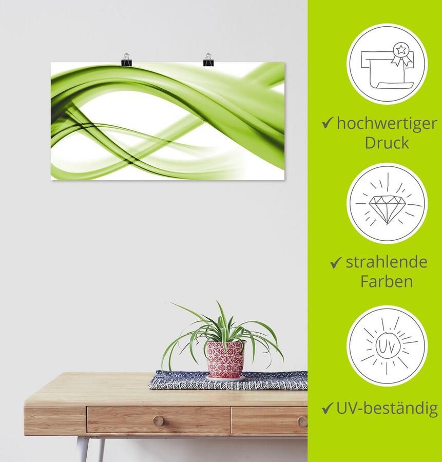 Artland Artprint Abstracte compositie als artprint op linnen poster in verschillende formaten maten - Foto 3