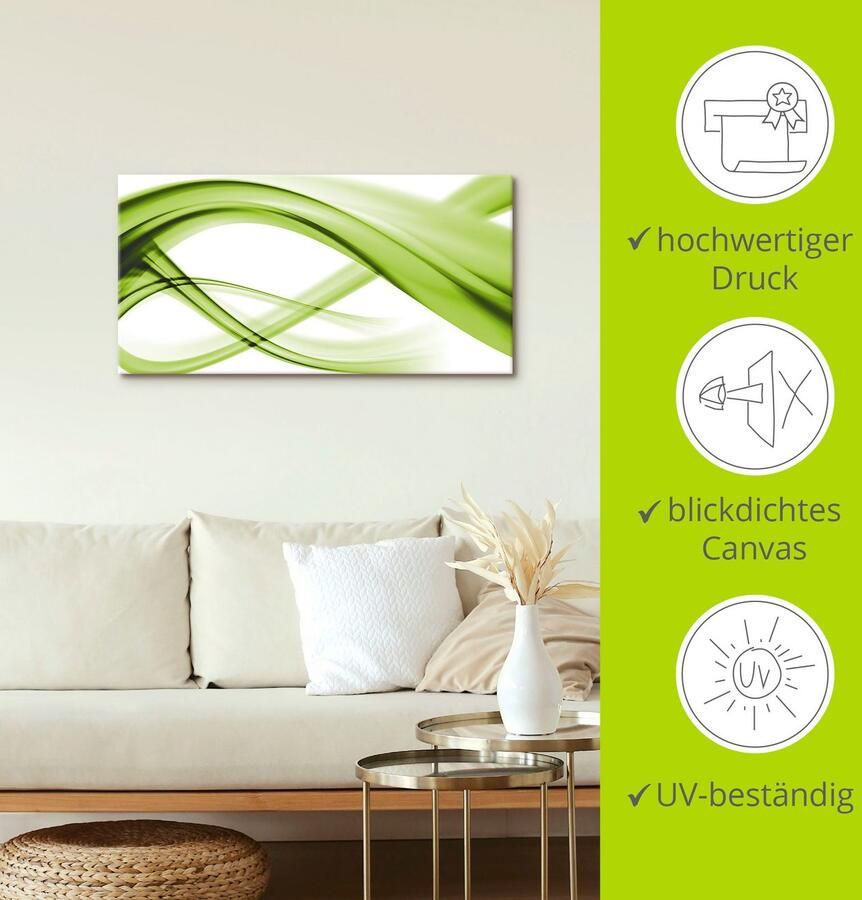 Artland Artprint Abstracte compositie als artprint op linnen poster in verschillende formaten maten - Foto 4