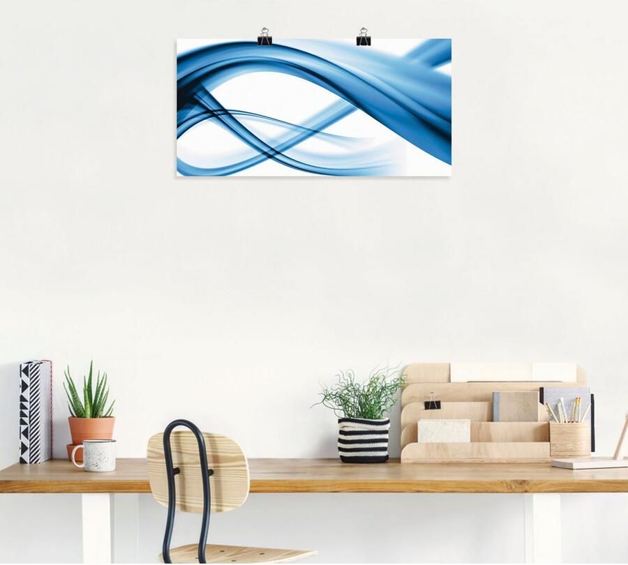 Artland Artprint Abstracte compositie als artprint van aluminium artprint voor buiten artprint op linnen poster in verschillende maten. maten - Foto 4