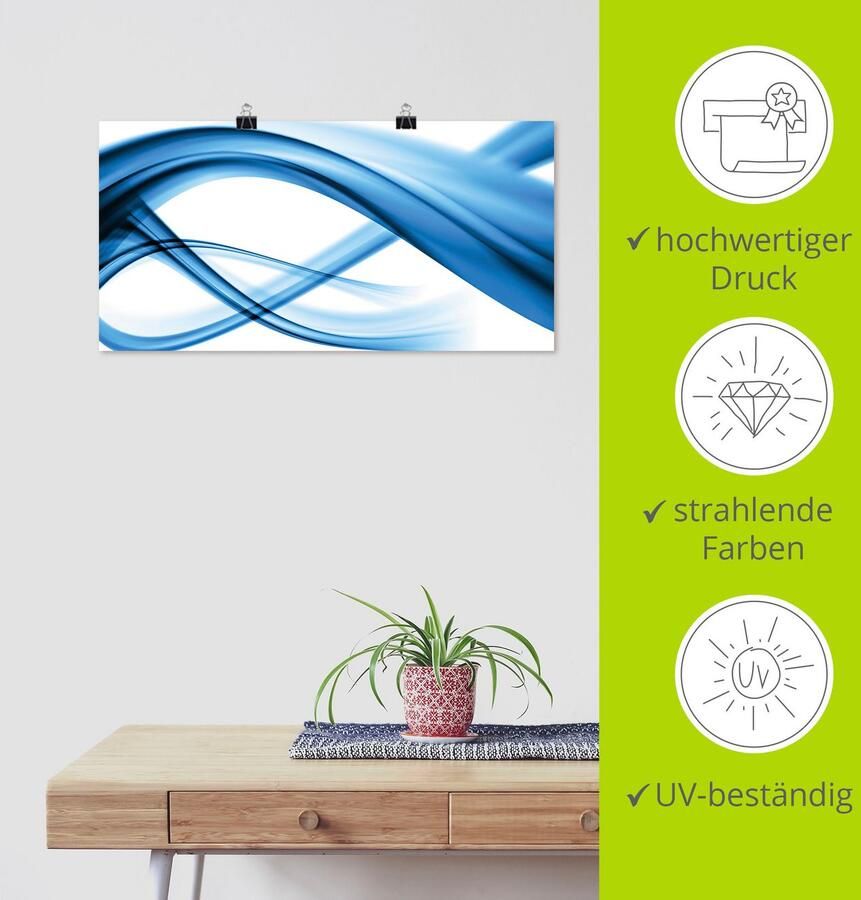 Artland Artprint Abstracte compositie als artprint van aluminium artprint voor buiten artprint op linnen poster in verschillende maten. maten - Foto 3