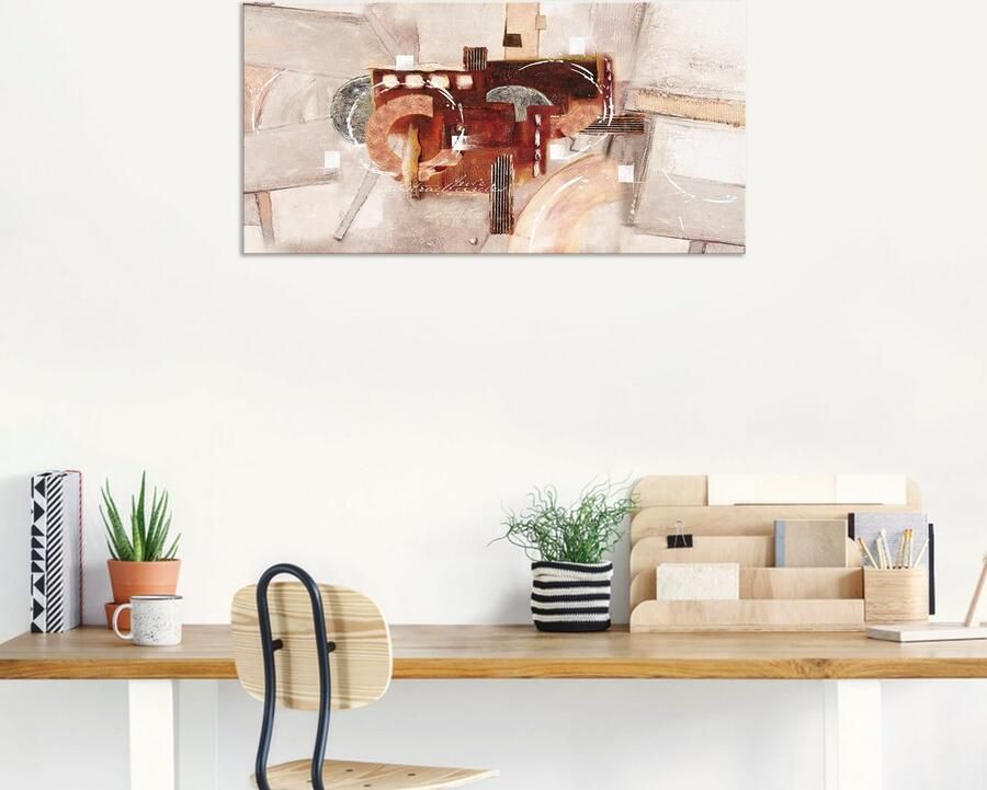 Artland Artprint Abstracte rondjes als artprint van aluminium artprint voor buiten artprint op linnen in verschillende maten - Foto 6