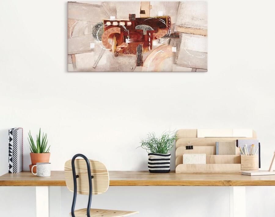 Artland Artprint op linnen Abstracte rondjes