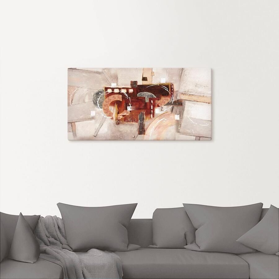Artland Artprint op linnen Abstracte rondjes - Foto 2
