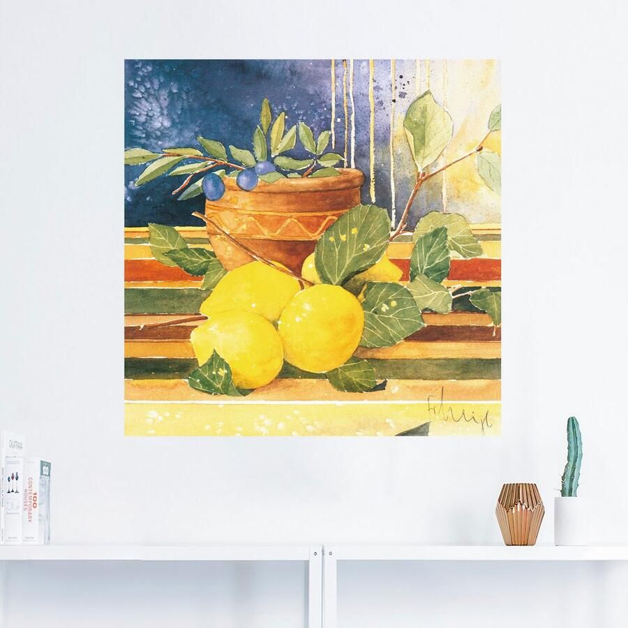 Artland Artprint Accenten van de zomer I als artprint op linnen muursticker in verschillende maten - Foto 2