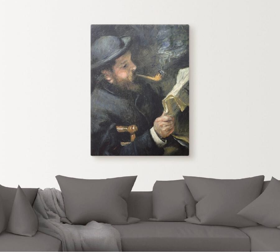 Artland Artprint Afbeelding Claude Monet met fluit als artprint op linnen poster in verschillende formaten maten - Foto 4