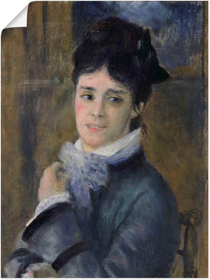 Artland Artprint Afbeelding van madame Claude Monet. 1872 als artprint op linnen muursticker of poster in verschillende maten - Foto 5