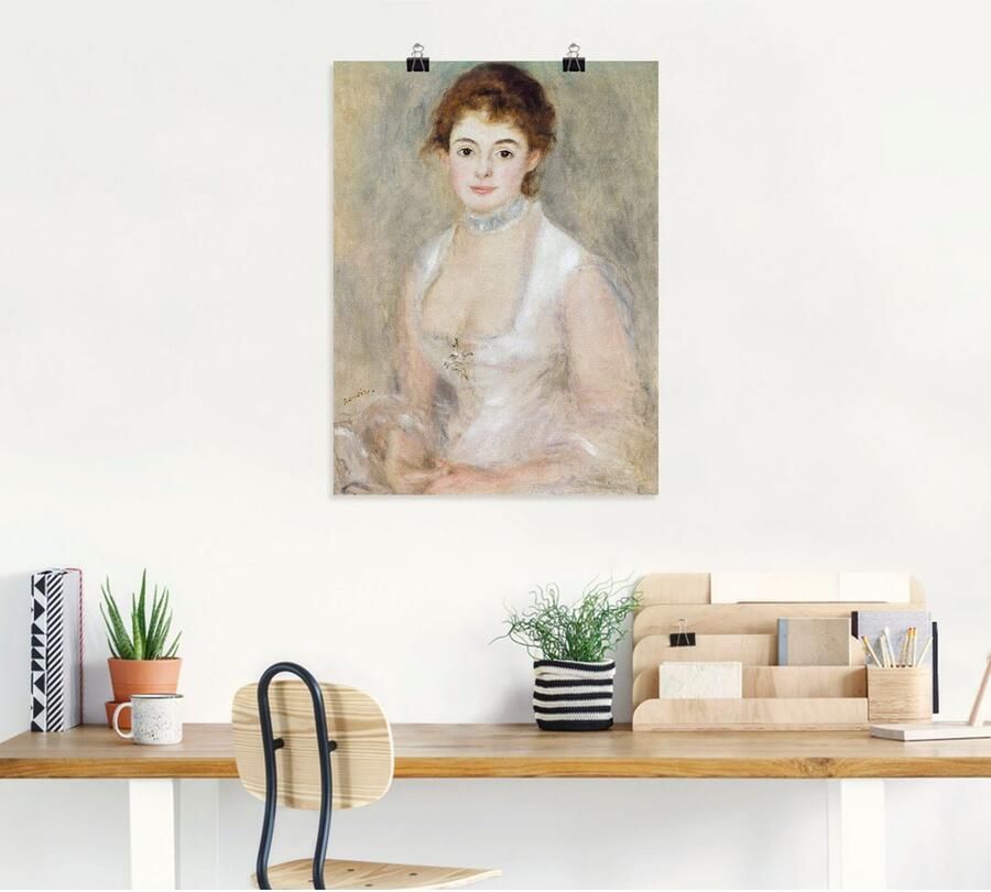 Artland Artprint Afbeelding van madame Heriot. als artprint op linnen muursticker of poster in verschillende maten - Foto 6