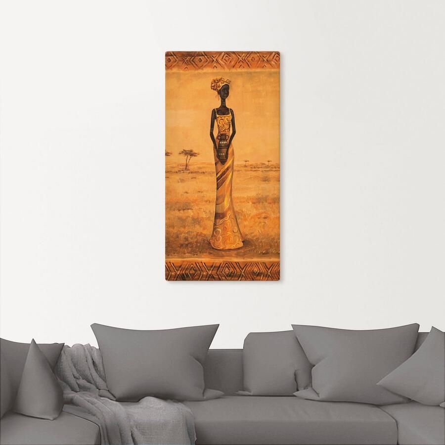 Artland Artprint op linnen Afrikaanse Elegantie II - Foto 2
