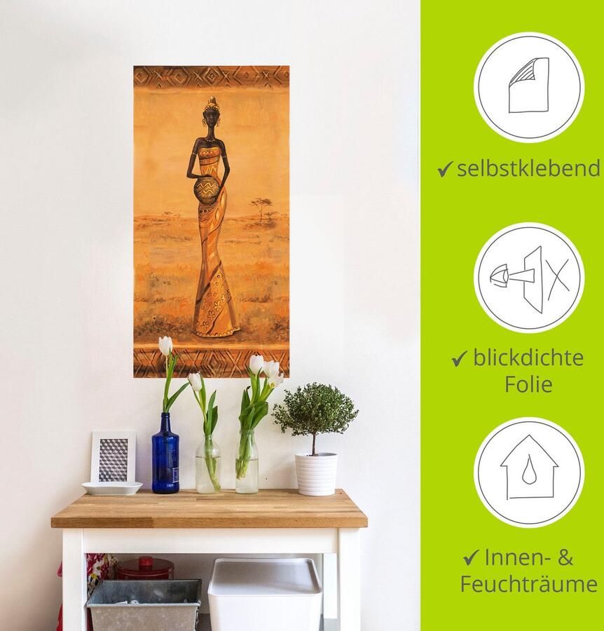 Artland Artprint Afrikaanse Elegantie III als artprint van aluminium artprint op linnen muursticker verschillende maten - Foto 4