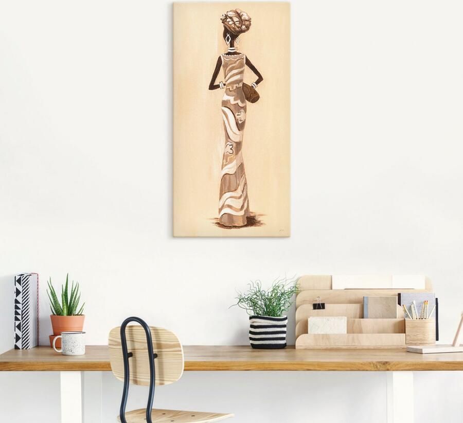 Artland Artprint Afrikaanse keerzijde als artprint op linnen poster in verschillende formaten maten - Foto 4