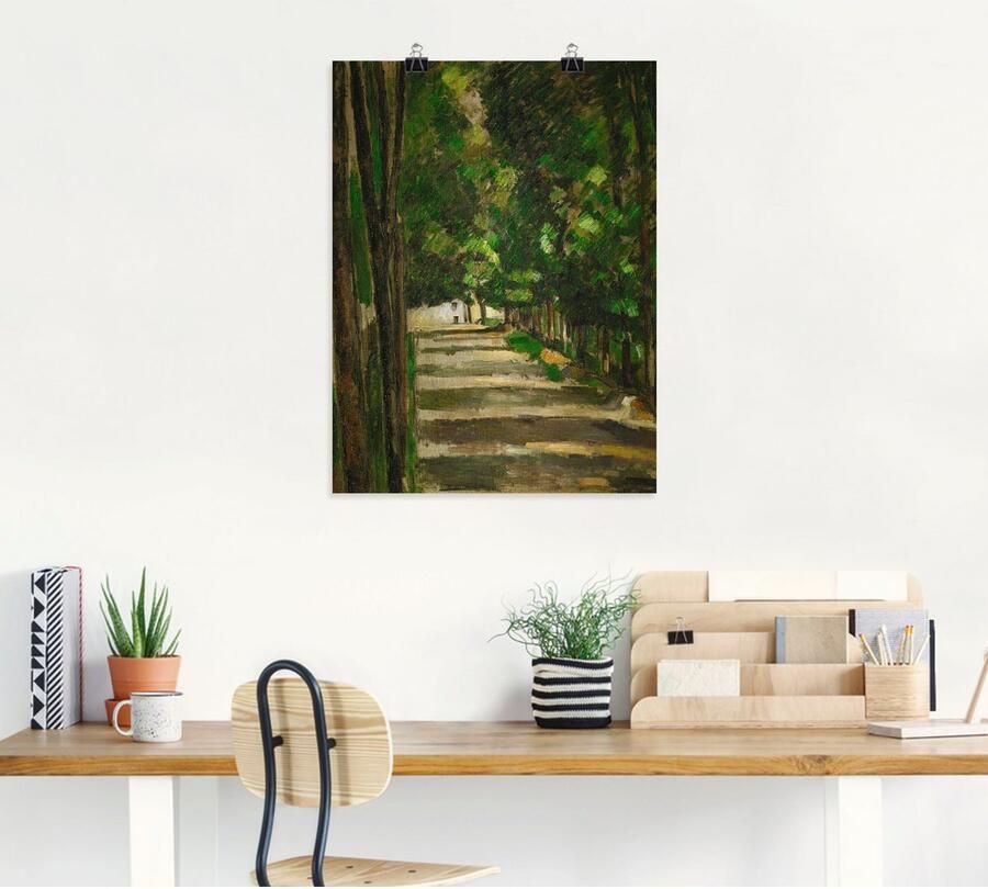 Artland Artprint Allee als artprint op linnen muursticker of poster in verschillende maten - Foto 4