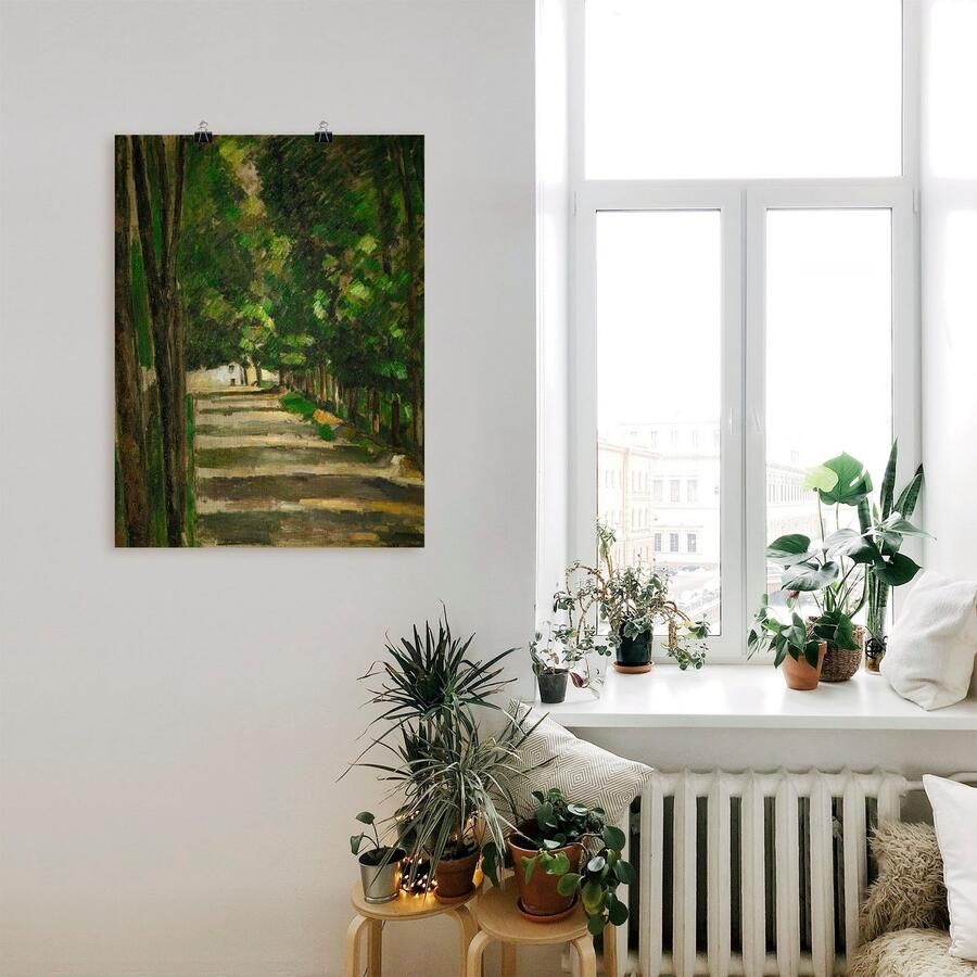 Artland Artprint Allee als artprint op linnen muursticker of poster in verschillende maten