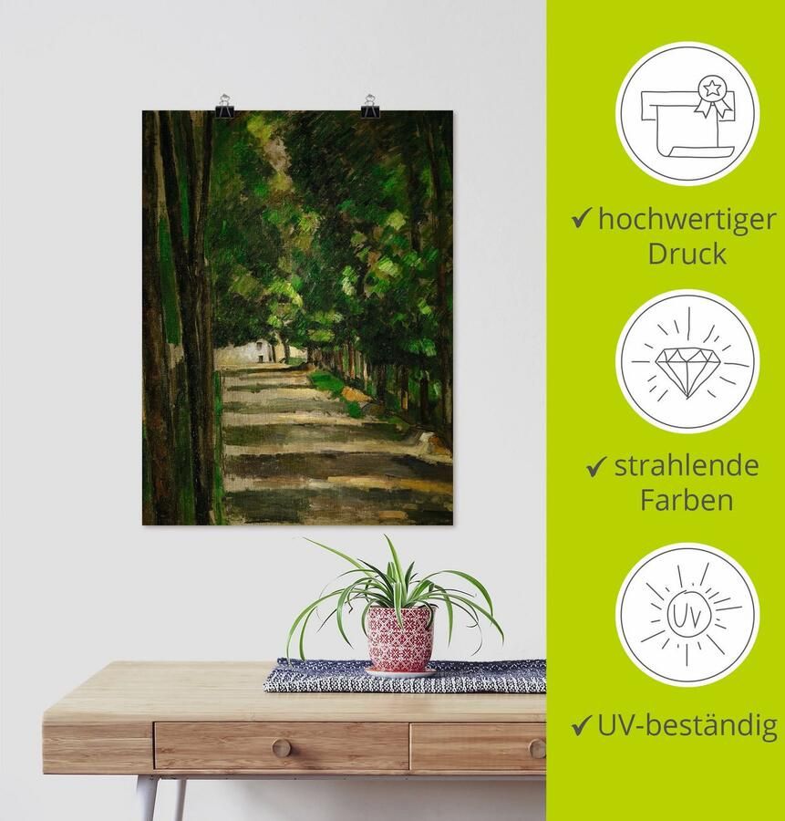 Artland Artprint Allee als artprint op linnen muursticker of poster in verschillende maten - Foto 3