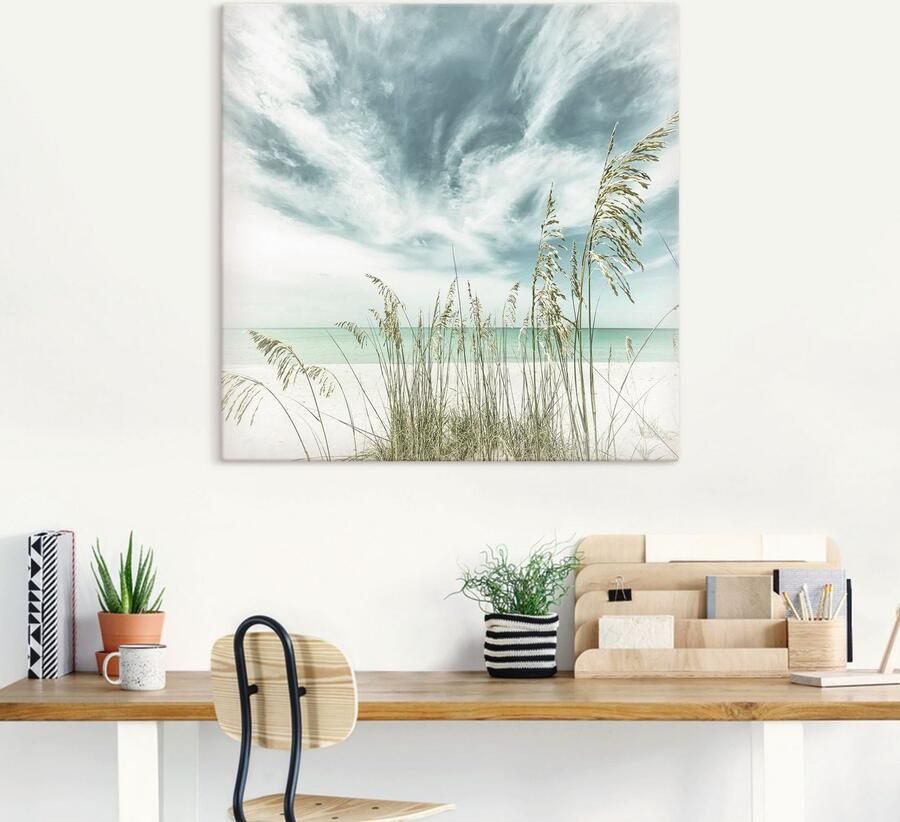 Artland Artprint Alleen aan het strand als artprint op linnen poster in verschillende formaten maten - Foto 11