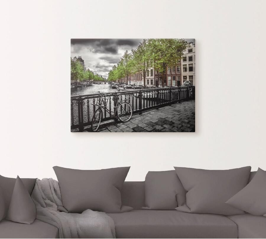 Artland Artprint Amsterdam Keizergracht II als artprint van aluminium artprint op linnen muursticker verschillende maten - Foto 5