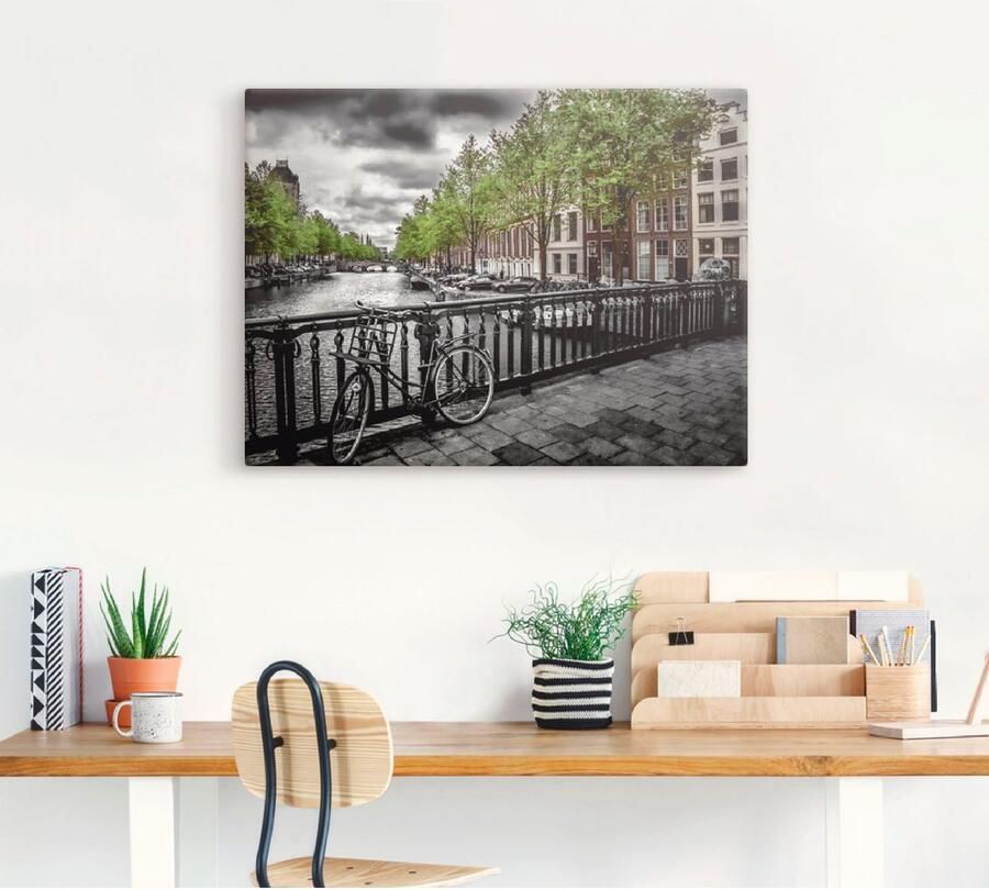 Artland Artprint Amsterdam Keizergracht II als artprint van aluminium artprint op linnen muursticker verschillende maten - Foto 4
