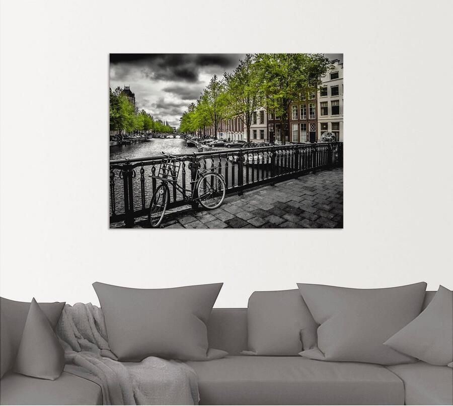 Artland Artprint Amsterdam Keizergracht II als artprint van aluminium artprint op linnen muursticker verschillende maten - Foto 5