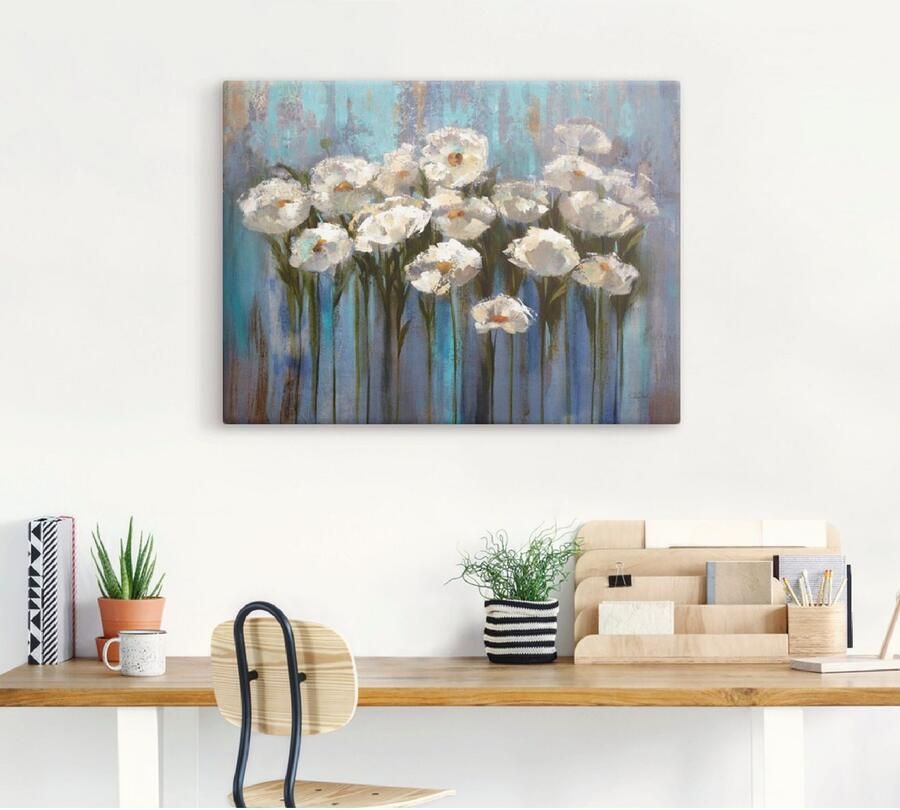 Artland Artprint Anemonen aan het meer als artprint op linnen poster in verschillende formaten maten - Foto 4
