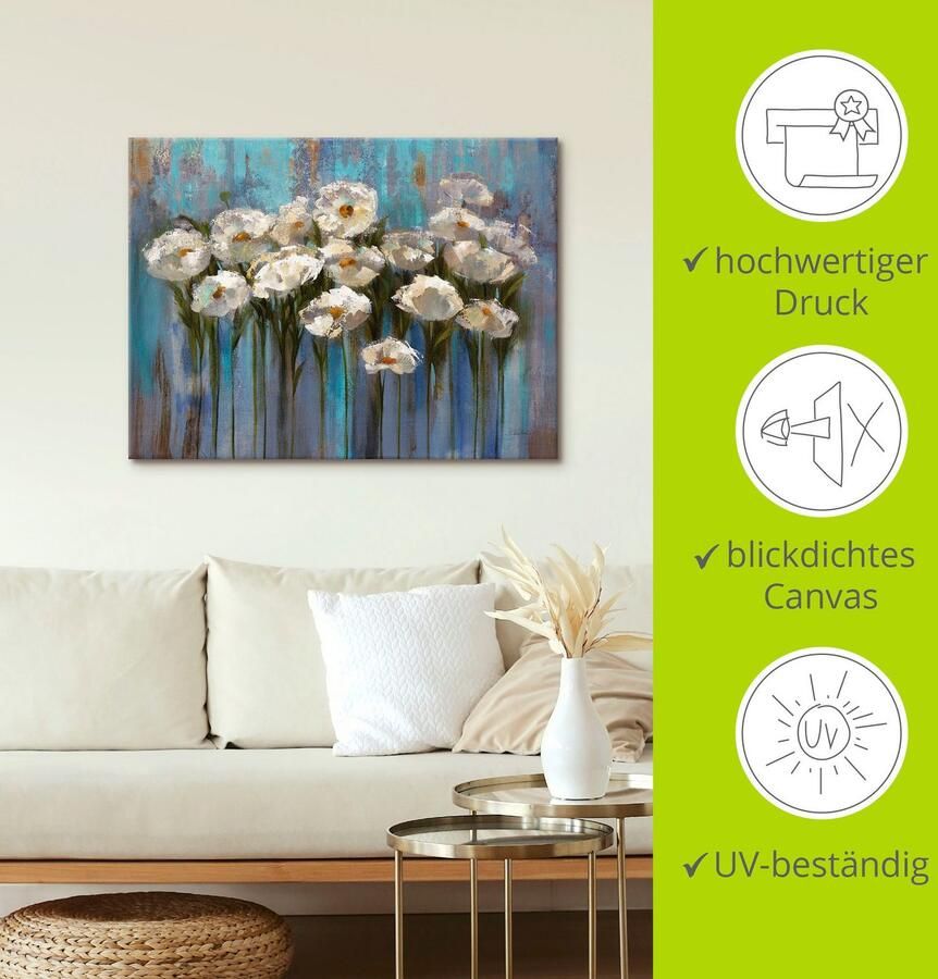 Artland Artprint Anemonen aan het meer als artprint op linnen poster in verschillende formaten maten - Foto 2