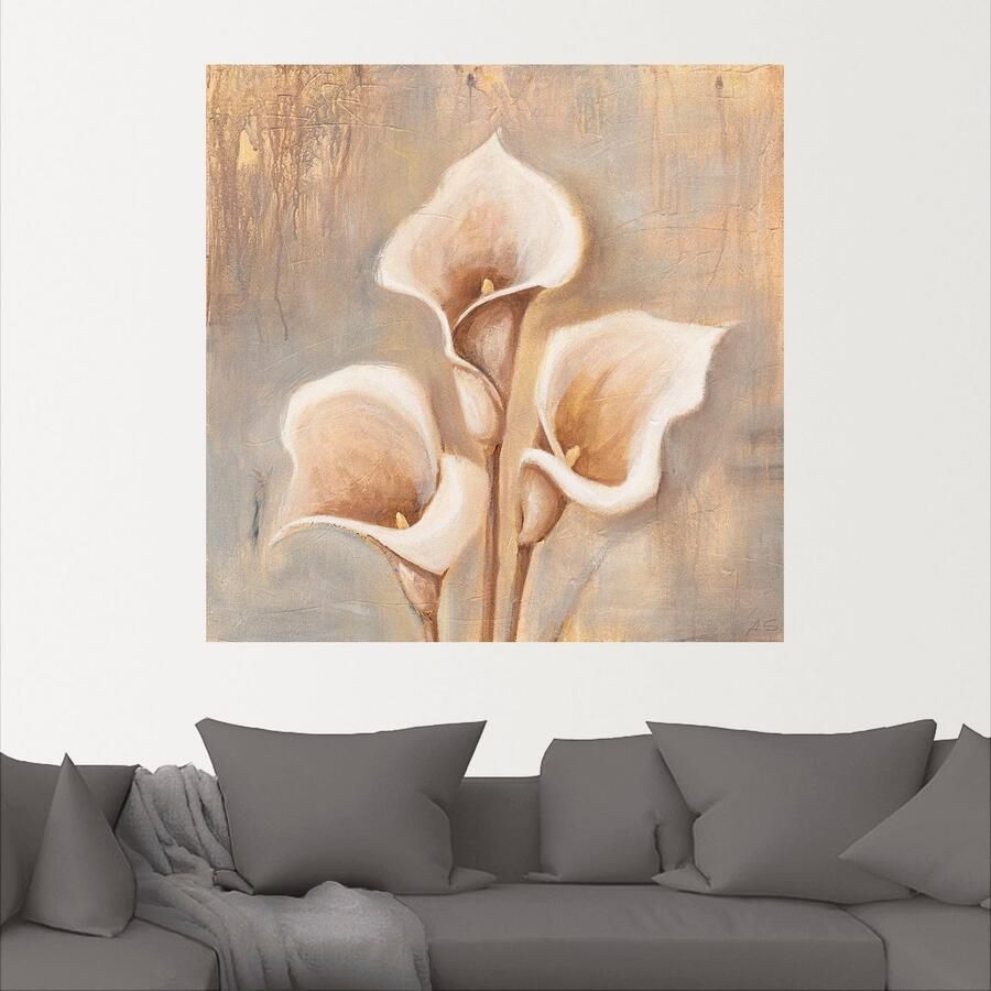 Artland Artprint Antieke bloemen als artprint van aluminium artprint voor buiten artprint op linnen poster muursticker - Foto 2